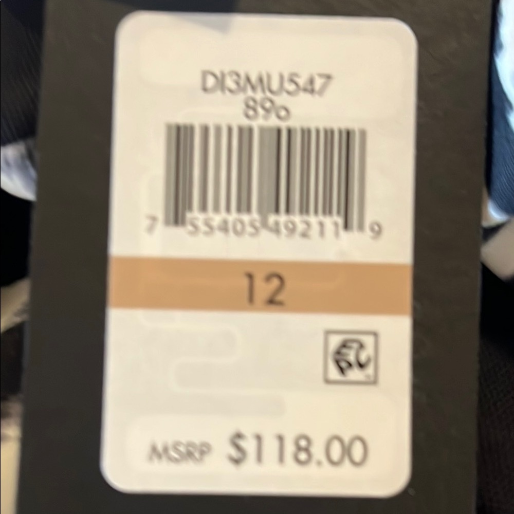 NWT DKNY Zebra Print One Piece Swimsuit Size 12 - Picture 10 of 11